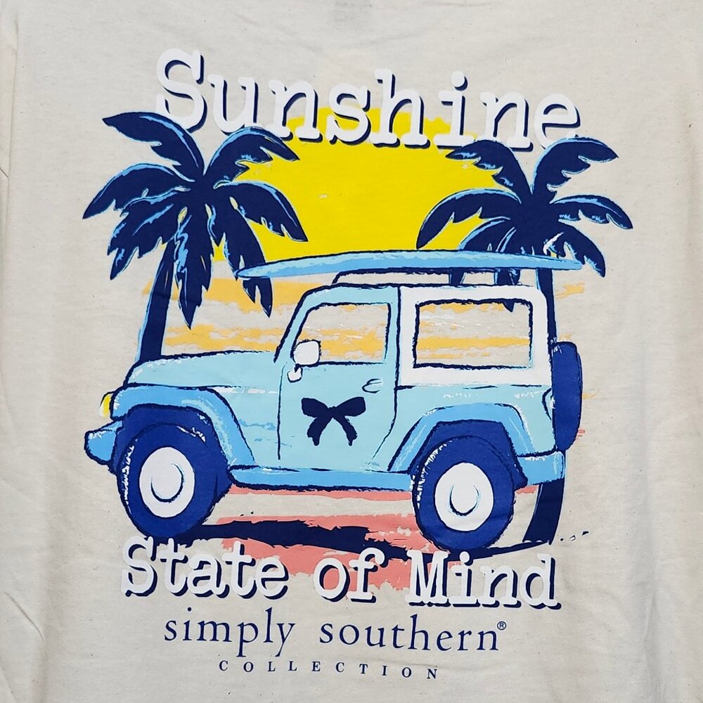“Sunshine State of Mind” Shirt by Simply Southern Size Large Last 1! - Picture 2 of 5